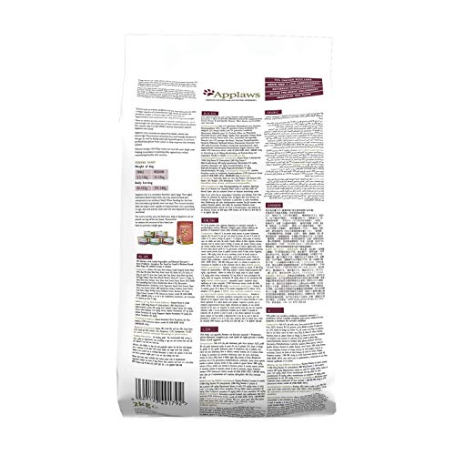 Comida seca de perros de Applaws, pollo, adultos de raza pequeñas y mediana, 2 kg