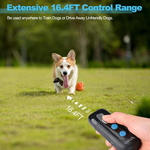 connete Dispositivos ultrasónicos para disuadir ladridos de Perros, Dispositivo de Entrenamiento de ladridos para Perros Recargable, repelentes sónicos Seguros para Perros y Silbato para Perros