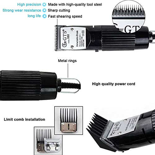 Cortapelo para Mascotas Perros Y Gatos, Bajo Ruido Y Vibración, Maquina De Cortar Pelo para Perros,Eléctrico Mascota Máquina De Aseo con Cable De 2.8M para Todas Las Mascotas