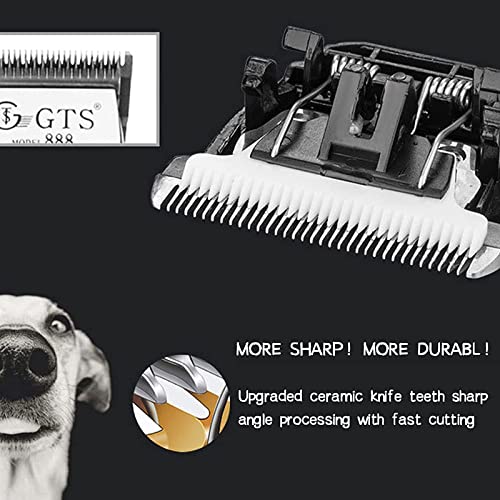 Cortapelo para Mascotas Perros Y Gatos, Bajo Ruido Y Vibración, Maquina De Cortar Pelo para Perros,Eléctrico Mascota Máquina De Aseo con Cable De 2.8M para Todas Las Mascotas