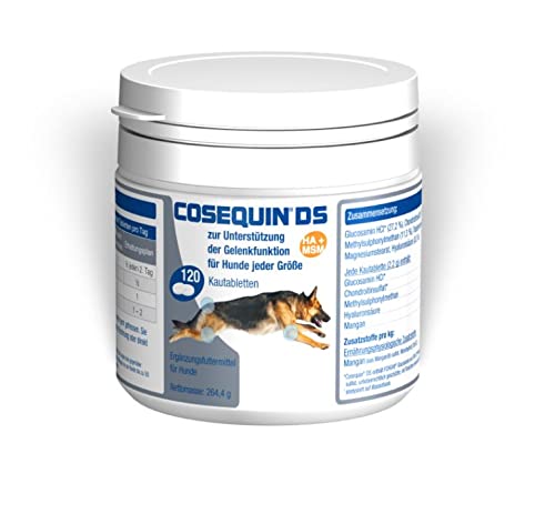 Cosequin DS HA MSM 120 - Pastillas para perros