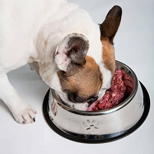 CRU - Comida Natural cruda de Pollo para Perros. Menú Barf. Congelada - 10 de Paquetes de 500g