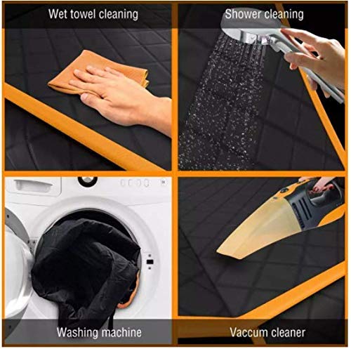 Cubierta Asiento Coche Perro PROTECTOR DE CUBIERTA DE CUCHO DE CUCHO A prueba de agua Hamaca antideslizante a prueba de agua para PET, contra la suciedad y las cubiertas de asiento de piel de mascotas