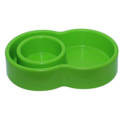 Cuenco para perros o gatos antihormillas, único para agua y comida, 100% fabricado en Italia, polipropileno alimentario certificado, lavable en lavavajillas, resistente a altas temperaturas.