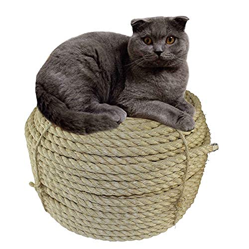 Cuerda de sisal Natural para árboles rascadores, 50 m, para Manualidades, Manualidades, jardinería