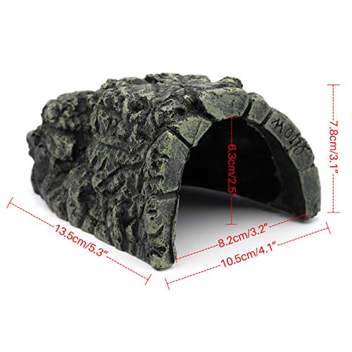 Cueva de Resina de Reptiles, DecoracióN Reptiles, HáBitat Oculto Tortugas, Decoración Acuarios Cueva Tortugas, Utilizado para Lagartos Tortugas Anfibios
