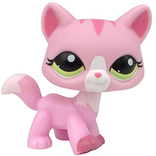 CXSM LPS Cat Gato Raro Tienda de Mascotas Juguetes Lindos Soporte Pelo Corto Gatito Perro Salchicha Collie Gran danés Spaniel Cachorro colección de Animales Originales 3585