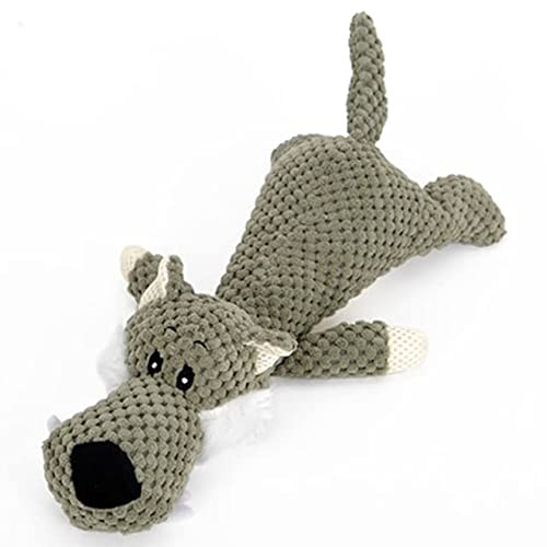 CYGGHYL Juguete para Mascotas Forma Animal León Elefante Sonido Masticar Tres Colores Juguetes interactivos 3 Verde