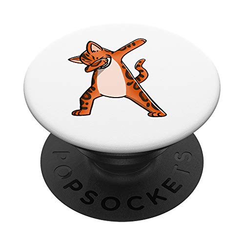Dabbing Gato Bengala Mascota PopSockets PopGrip: Agarre intercambiable para Teléfonos y Tabletas