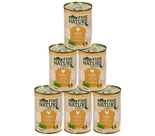 Dehner Comida húmeda para Gatos, Adultos, Calidad de Vida, Pollo
