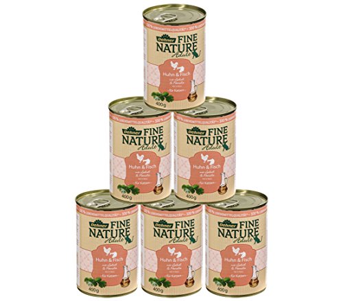 Dehner Fine Nature Gato Forro Adult, Calidad de Vida, Pollo y Pescado