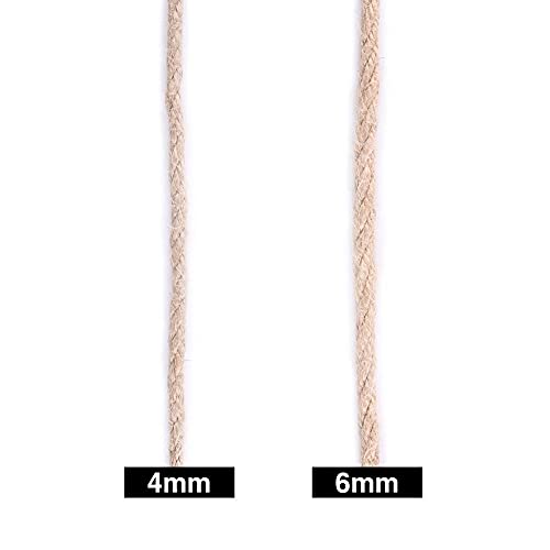 DFBGL Cuerda de sisal para Gatos para reemplazo de árbol de Poste rascador, Cuerda de Repuesto para Poste rascador de Gato, para Gatos, Cuerda para raspar, empaque de jardín, recuperació