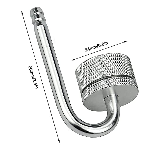 Difusor Co2, Difusor Co2 Acuario, Atomizador Co2, Atomizador Acuario, Atomizador Co2 Acuario, Refinador Co2 Acuarios, Difusor Sistema Atomizador Acuario, para Pecera, Planta de Acuario, Plateado