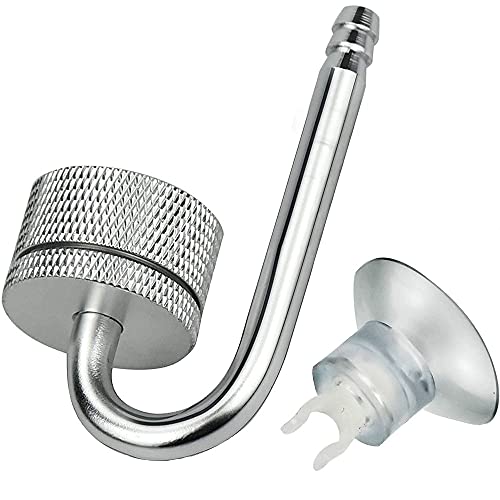 Difusor Co2, Difusor Co2 Acuario, Atomizador Co2, Atomizador Acuario, Atomizador Co2 Acuario, Refinador Co2 Acuarios, Difusor Sistema Atomizador Acuario, para Pecera, Planta de Acuario, Plateado