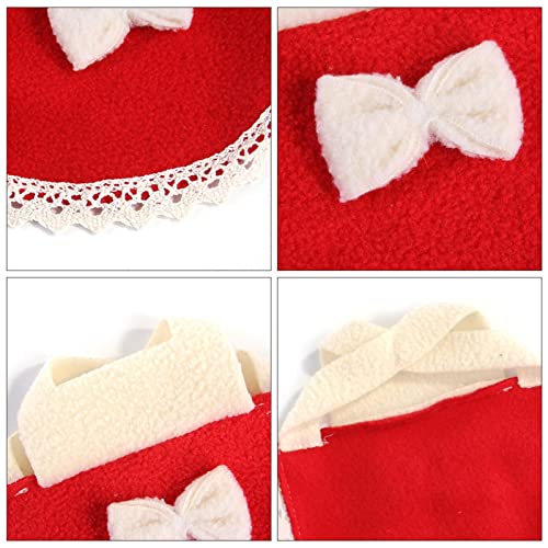 Disfraz de animal pequeño, lindo arnés para mascotas, chaleco decorativo con lazo, camiseta acogedora para conejillo de indias, hurón, conejito, gatito, chihuahua y otros animales pequeños My99 ushomi