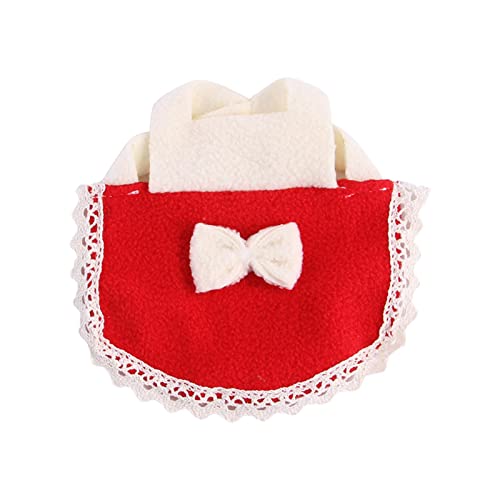 Disfraz de animal pequeño, lindo arnés para mascotas, chaleco decorativo con lazo, camiseta acogedora para conejillo de indias, hurón, conejito, gatito, chihuahua y otros animales pequeños My99 ushomi