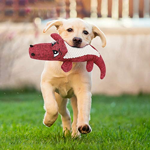 Disfraz de Hallloween Mascota Ropa para Perros Cachorro Molar Lindo en Forma de cocodrilo Volar Chirrido Mordisco Mordisco Juguete Divertido Disfraces Accesorios- Verde