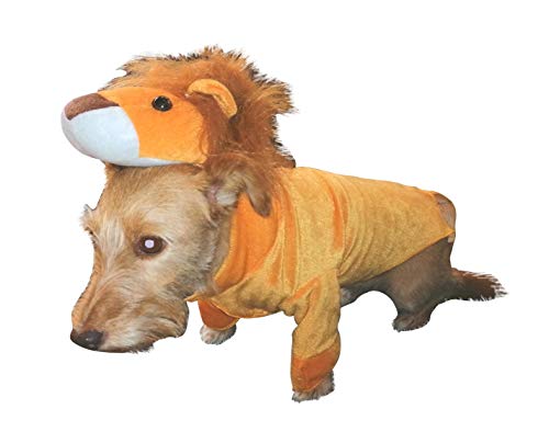Disfraz de león FH03 Talla L para Perros, Disfraces de Carnaval para Animales