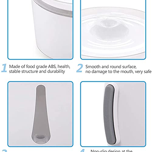 Dispensadores de agua para masco 2 L Fuente de agua de gato automática eléctrica DIRIGIÓ Mute bebedor alimentador perro gato agua bebiendo tazón USB Dispensador de agua para mascotas Fuente de agua pa