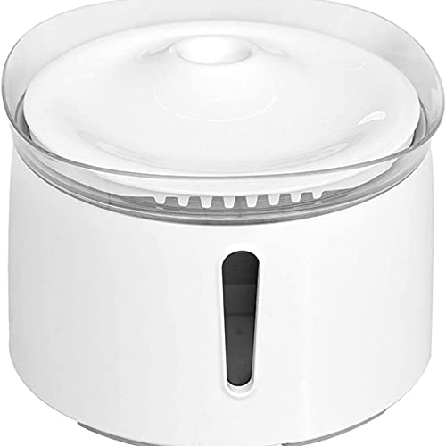 Dispensadores de agua para masco 2 L Fuente de agua de gato automática eléctrica DIRIGIÓ Mute bebedor alimentador perro gato agua bebiendo tazón USB Dispensador de agua para mascotas Fuente de agua pa