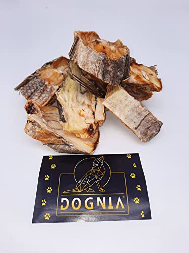 DOGNIA | Rodajas de merluza deshidratada | Snack Natural para Perros Sabor Pescado 16piezas