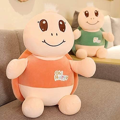 Dpprdl Linda Tortuga de Peluche Tortuga Tortuga de Tortuga Almohada cojín Relleno Anima Suave muñeca Juguetes Regalo de cumpleaños (Color: Verde, tamaño: 40 cm) (Color : Green, Size : 60cm)