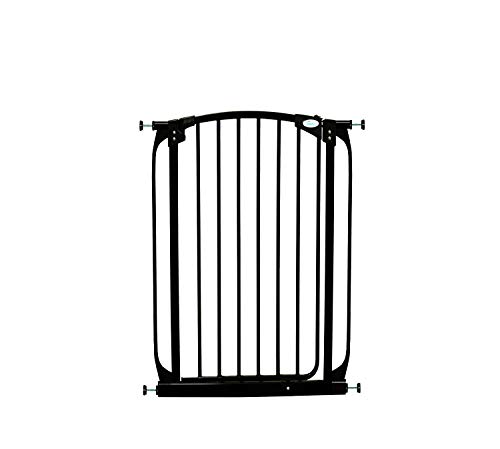 Dreambaby Barrera de Seguridad Chelsea Extra Alta, Negra, 71-80 cm