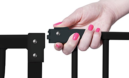 Dreambaby Barrera De Seguridad Liberty Extra - Alta Y Ancha (99 - 106 Cm) Negra (F1964), Black, 99Cm - 105.5Cm