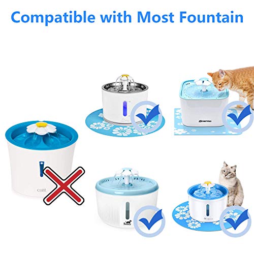 ECOSI 8 Filtros Fuente Gatos, Filtro de Carbón para Gatos Fuente para Gatos Bebedero Gatos con Filtros de Carbón Activado (8 Filtros)