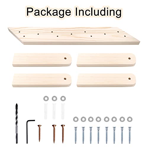 Escalera para Gatos, Soporte de pared para escaleras Escalada Gato Plataforma Cuatro Paso Escalera del Gato muebles para mascotas para escalar, jugar y descansar
