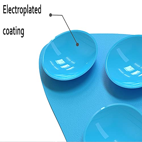 Eterspr 2 Piezas Tapete para Lamer Perros, Tapete para Mascotas, Alimentador Lento de Silicona, Succión Súper Fuerte, para Entrenamiento de Mascotas, Alimentación de Cachorros y Gatitos