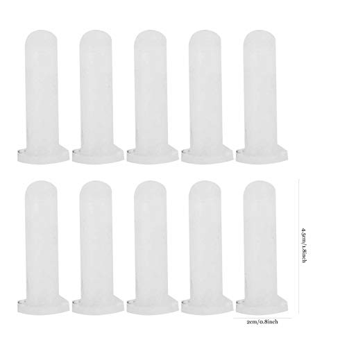 EVTSCAN Pezón de riego para Caballos, 10 Piezas, alimentador de tetina de Cordero, Botella para alimentación, Leche, Bebida para ovejas, Cabras, Cachorros, Suministros para la Granja