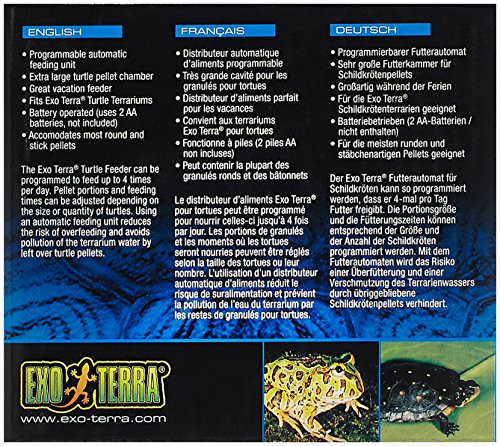 EXO TERRA Alimentador Auto Tortuga