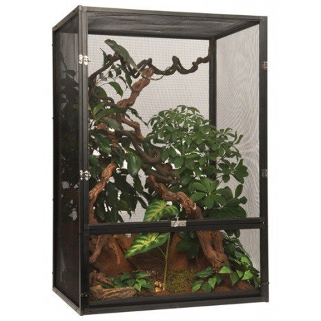 EXO TERRA Terrario de Malla Mediano/Alto, 60 x 45 x 90 cm