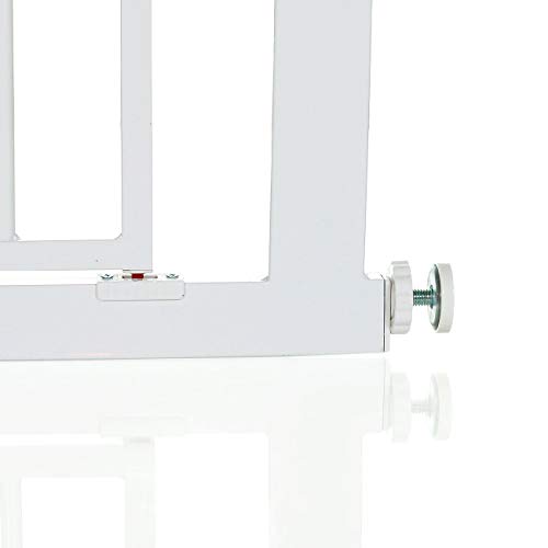 Extension 7 cm Puerta de eguridad Bebé Barrera para Puertas y Escaleras, Blanco