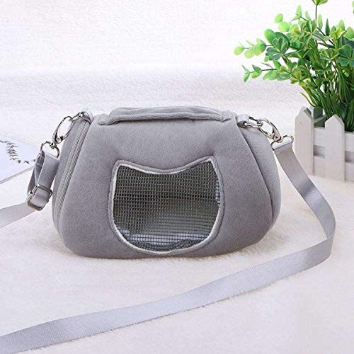 FAMKIT Bolsas de transporte para mascotas Hamster Rat Erizo Conejo Saco de dormir transpirable portátil saliente Bolsas de viaje
