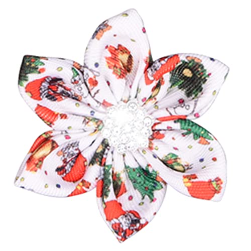 farfi 3 unids/set collar de mascota girasol Bowknot decoración tela decorativa Navidad gato gato collar lazos para vacaciones gatito collar mascota