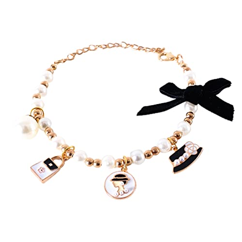 farfi Collar para mascotas con colgante festivo, ajustable, para perros, gatos, collar para conejos, collar de gato para vacaciones