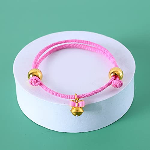 farfi Collar para mascotas con diseño de campana, diseño de lazo, ajustable, para cachorro, gato, princesa, collar para vacaciones y mascotas, para festivales