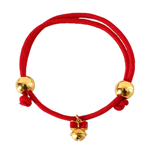 farfi Collar para mascotas con diseño de campana, diseño de lazo, ajustable, para cachorro, gato, princesa, collar para vacaciones y mascotas, para festivales