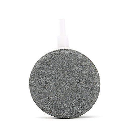 Fdit 60 mm Acuario Estanque Bomba de hidrópica difusor pecera Burbujas aireador Redondo difusor de Burbujas Airstones para Acuario pecera Tanque hidropónicos Bomba de Aire Mineral