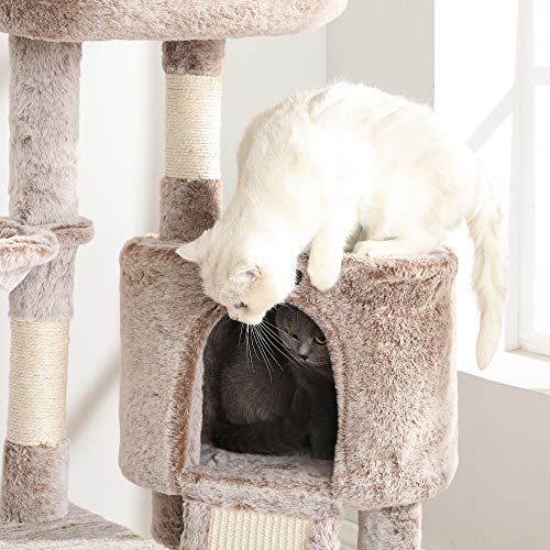 FEANDREA Árbol de Gatos, Torre de 104 cm, Marrón Claro PCT140W01