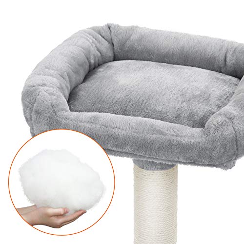 FEANDREA Árbol para Gatos, XXL,168 cm, Gris Claro PCT019W01