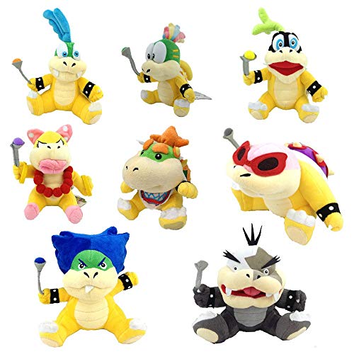 Felpa llama Medusa perezosa freidora de aire von 8X Super Mario Bros Koopalings felpa del bebé Bowser Lemmy Larry Roy Wendy O. Morton Larry Iggy suave relleno Animal Sushi pusheen Pulpo de medusa jsmh