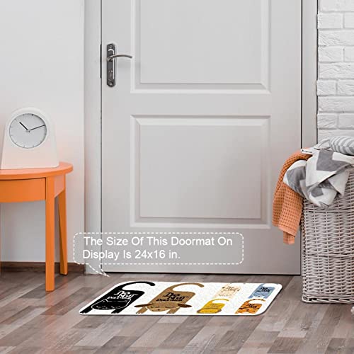 Felpudo para mascotas y gatos, para exteriores, con rascador, para patio, suciedad, antideslizante, para decoración del hogar