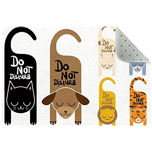 Felpudo para mascotas y gatos, para exteriores, con rascador, para patio, suciedad, antideslizante, para decoración del hogar