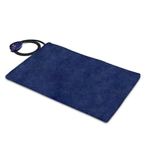 FFLJT Manta Eléctrica con Almohadilla Térmica para Mascotas, Cama para Perros Y Gatos, Alfombrilla De Calentamiento Interior, Silla De Oficina En Casa, Alfombrilla con Calefacción 50x50cm