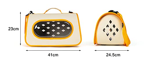 FIGARO CATS STORE - Transportín de hombro para gatos: transparente, ligero y ventilado. Bolsa de viaje para perros, gatos y mascotas.