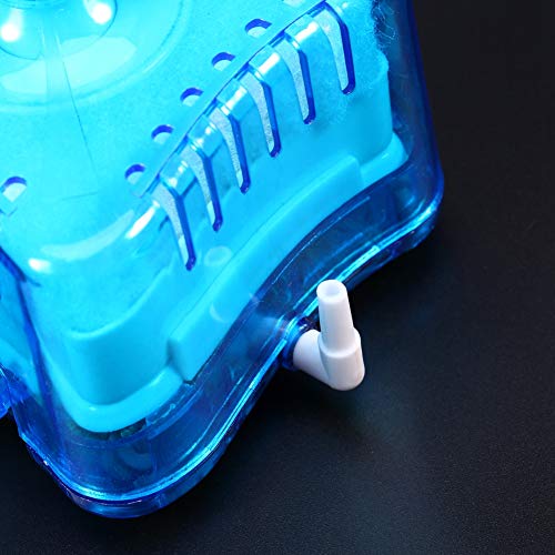 Filtro de carbón activado bioquímico para acuario, sin necesidad de electricidad adicional Mini filtro de acuario Filtro de esponja Filtro de carbón activado para acuario para pecera pequeña