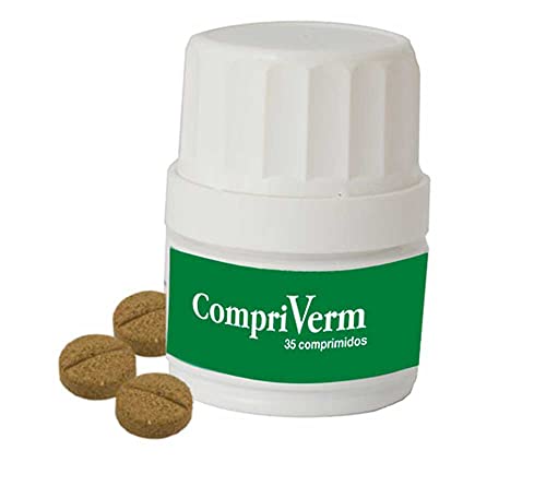 FINCA CASAREJO Comprimidos Naturales - Prevención de Vermes en Aves de Corral - Suplemento nutricional - Mejora la Salud intestinal de anátidas, gallinas, faisanes - CompriVerm (Bote 35 Comprimidos)